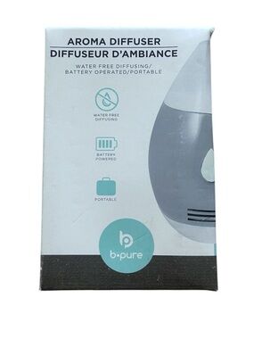 NWT Mini Tabletop Portable Travel Aroma Diffuser Battery Powered New